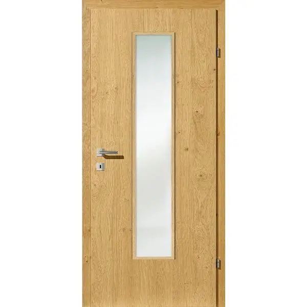 SOLIDO Creativ dveře Florenz dub divoký podélně, lak. sklo Le 750/2030 mm Originální