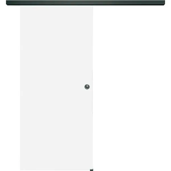 Celoskleněné posuvné dveře sada satinato, 920x2100 mm, posuvné kování černá Autentický