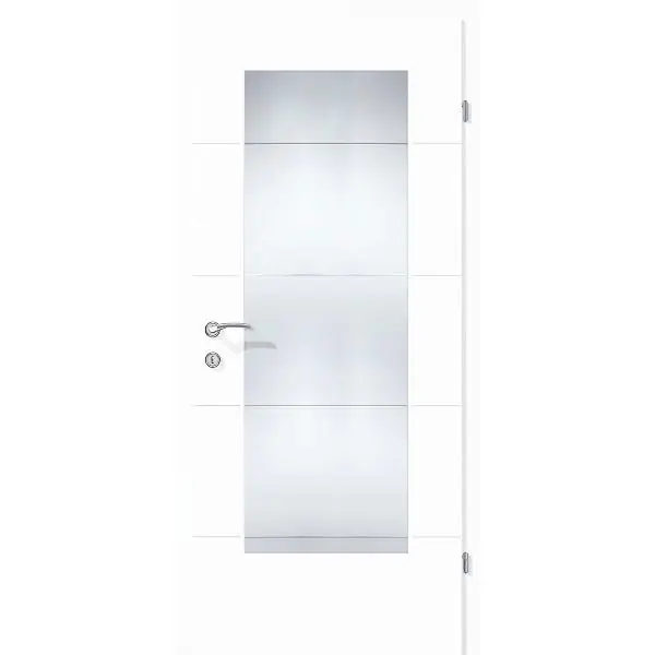 SOLIDO Creativ dveře Motiv Q bílý lak sklo levé 850/2030 mm Omezená Nabídka