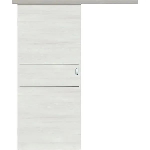 Odeslání Ihned DONAU Soft posuv.dveře set CPL Authentic šedé příčně, 2 dekor.lišty, 820x2070mm