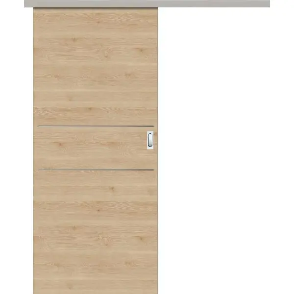Přímo Od Výrobce DONAU Soft dveře set CPL Authentic achát příčně, 2 dekor.lišty, 1020x2070mm