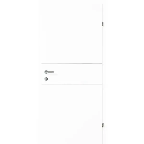 SOLIDO Smart interiér dveře CPL brilant bílé, 2 lišty pl. Le 1050/2030 mm Top Prodej