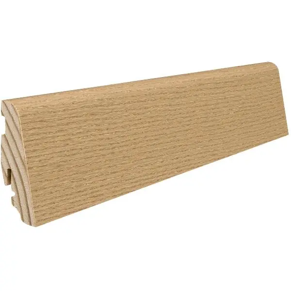 Pouze Dnes HARO masivní soklová lišta dýhovaná 19x58, dub Puro invisible olejovaný