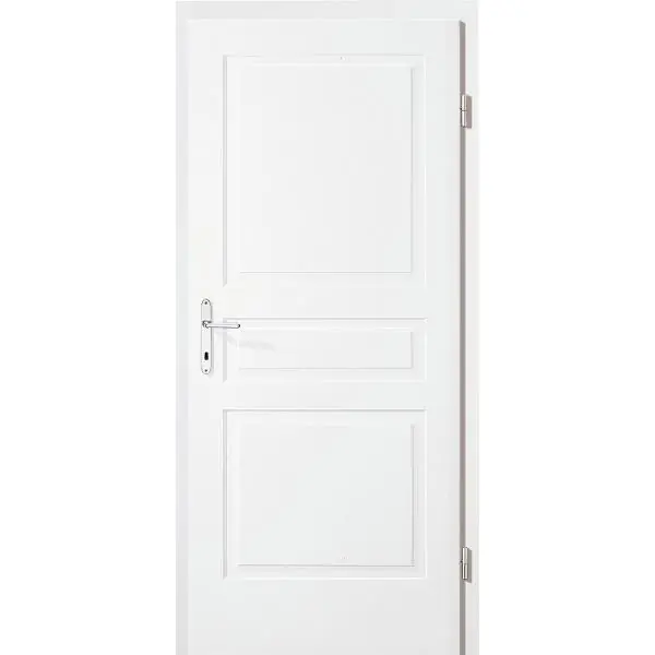 Nová Kolekce SOLIDO stylové dveře Gloriette 102 bílý lak plné pravé 650/2030 mm