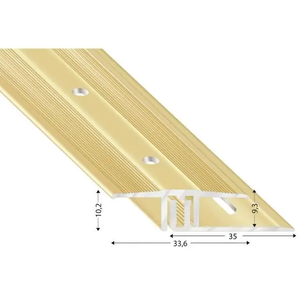 Přechodový profil 1000 mm písek elox Bezpečná Platba