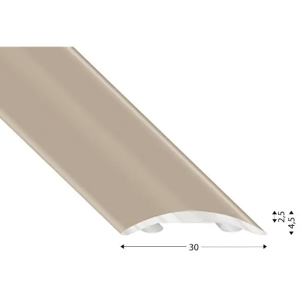 Kup Teď Krycí přechodový samolepicí profil 30 x 1000 mm hliník nerez efekt