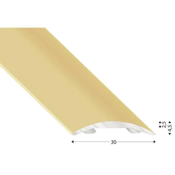 Krycí přechodový samolepicí profil 30 x 2700 mm hliník písek elox Nejlepší Volba