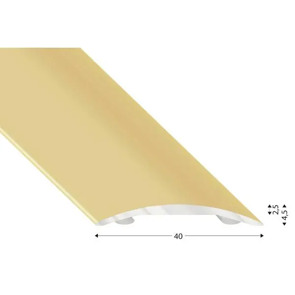 Krycí přechodový samolepicí profil 40 x 1000 mm hliník písek elox Horká Nabídka