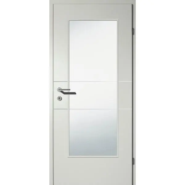 SOLIDO Smart interiér dveře mlhavě šedé 2 lišty skl.v. Pr 750/2030 mm Časově Omezené