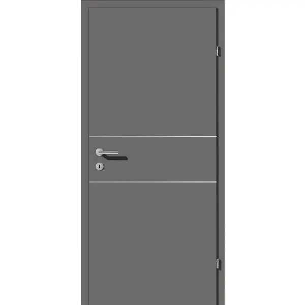 SOLIDO Smart interiér dveře CPL titanově šedé, 2 lišty pl. Le 800/2030mm Sezónní Sleva