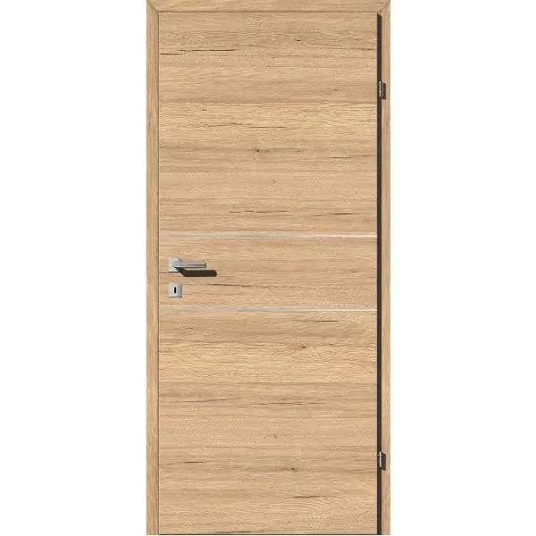Akční Cena SOLIDO Smart interiér dveře CPL dub Saloon příčně, 2 lišty, pl. Pr 800/2030 mm