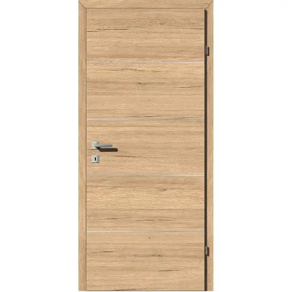 SOLIDO Smart interiér dveře CPL dub Saloon příčně, 4 lišty, pl. Le 950/2030 mm Akce