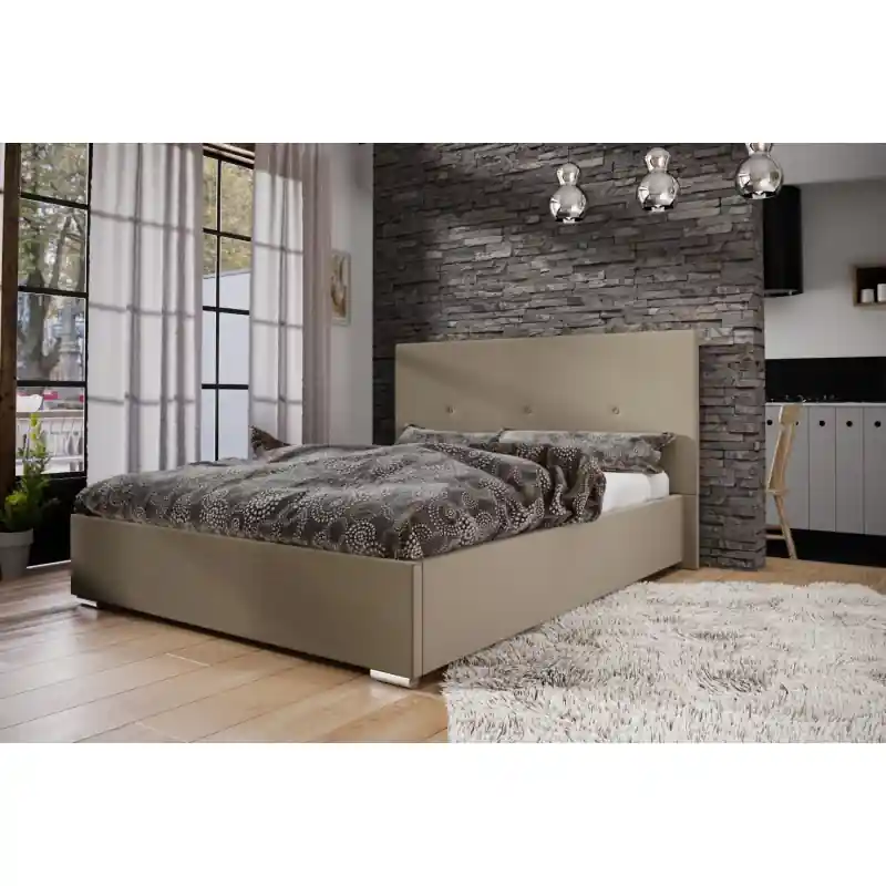 Vrácení Zdarma Manželská postel 140x200 FLEK 2 - hnědá