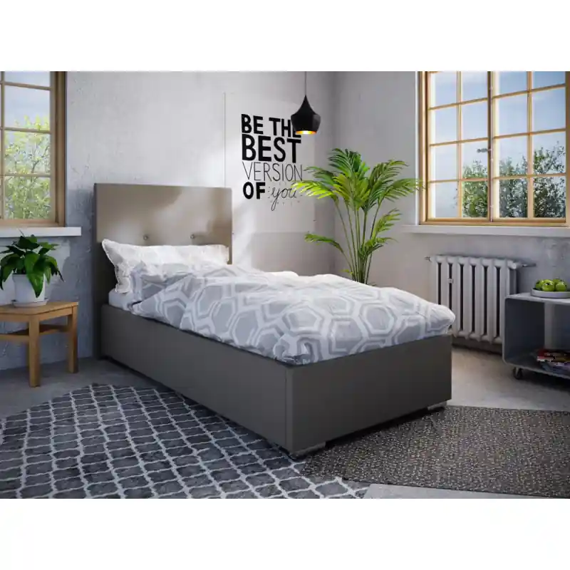 Jednolůžková postel 80x200 FLEK 2 - hnědá Časově Omezené