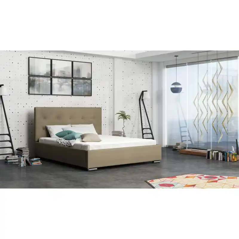 Koupit Online Manželská postel 180x200 FLEK 1 - hnědá