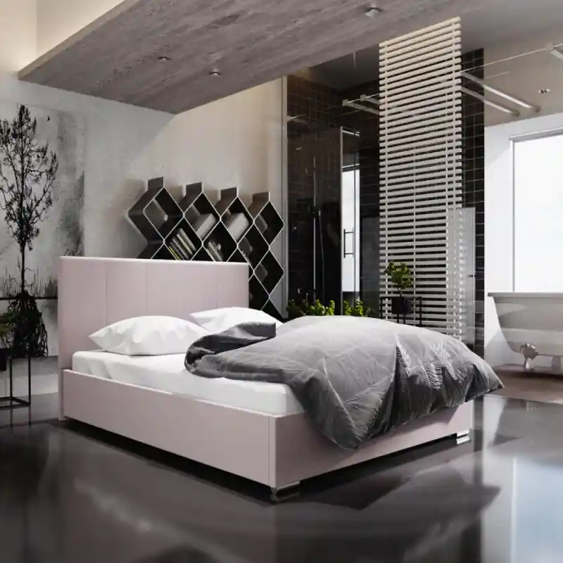 Manželská postel 160x200 FLEK 6 - růžová Přímo Od Výrobce