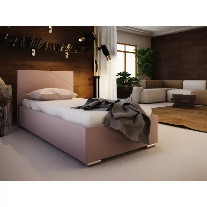 Originální Jednolůžková postel 80x200 FLEK 5 - růžová