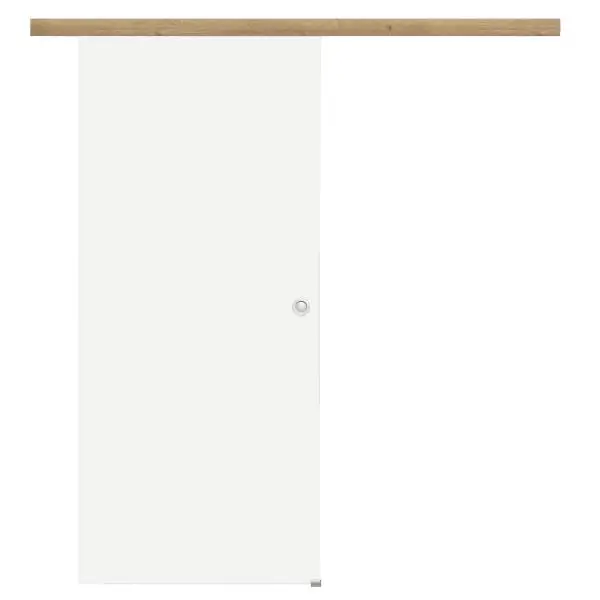 Poslední Šance Sada skl. posuv. dveří Satinato, 920x2100mm, Inlay CPL dub, zapušt.úchyt stř.
