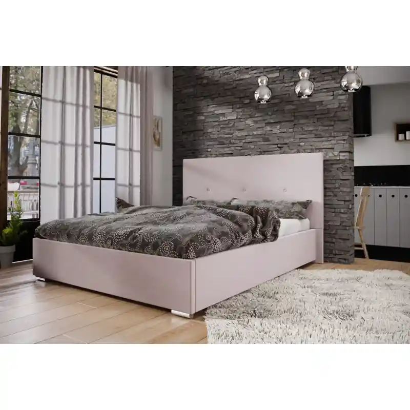 Manželská postel 180x200 FLEK 2 - růžová Rychlé Dodání