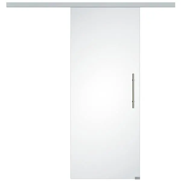 Odeslání Ihned Sada skl. posuvných dveří Satinato, 920x2100, kování/madlo stříbrné