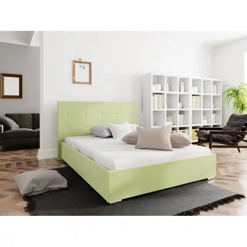Manželská postel 180x200 FLEK 1 - žlutozelená Ihned K Objednání