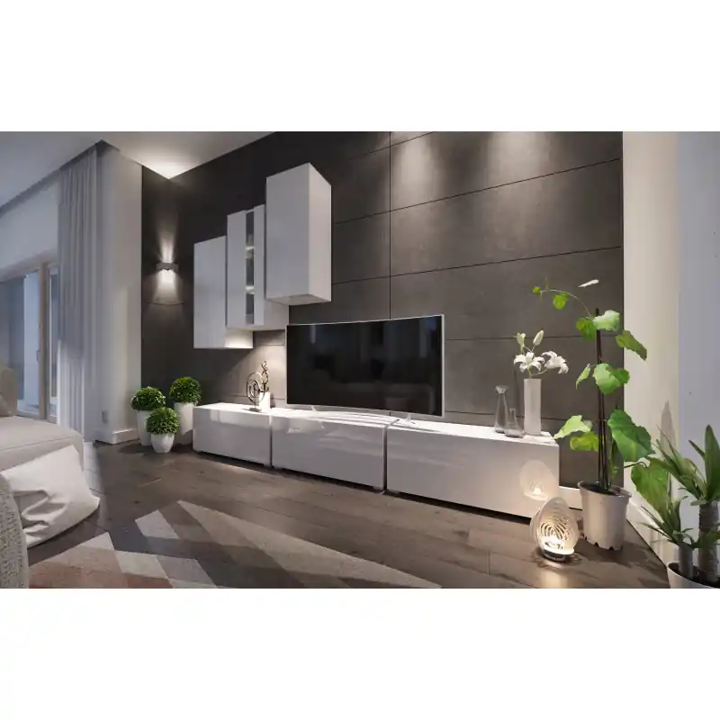 Ověřený Moderní obývací sestava BRADT 5 - bílá