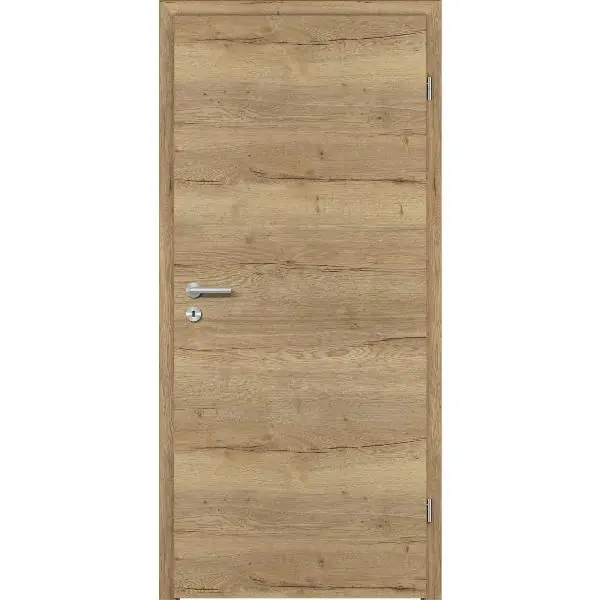 Nejlepší Cena DONAU Soft plné dveře CPL dub s prasklinami Authentic příčně levé 850/2030mm
