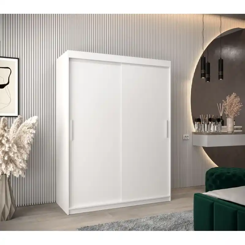 Skříň s posuvnými dveřmi v šířce 150 cm TIMEA - bílá Oblíbený
