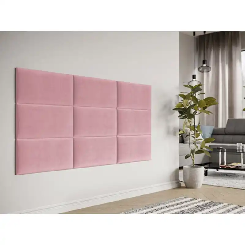 Čalouněný nástěnný panel 60x30 PAG - růžová Nejlepší Cena