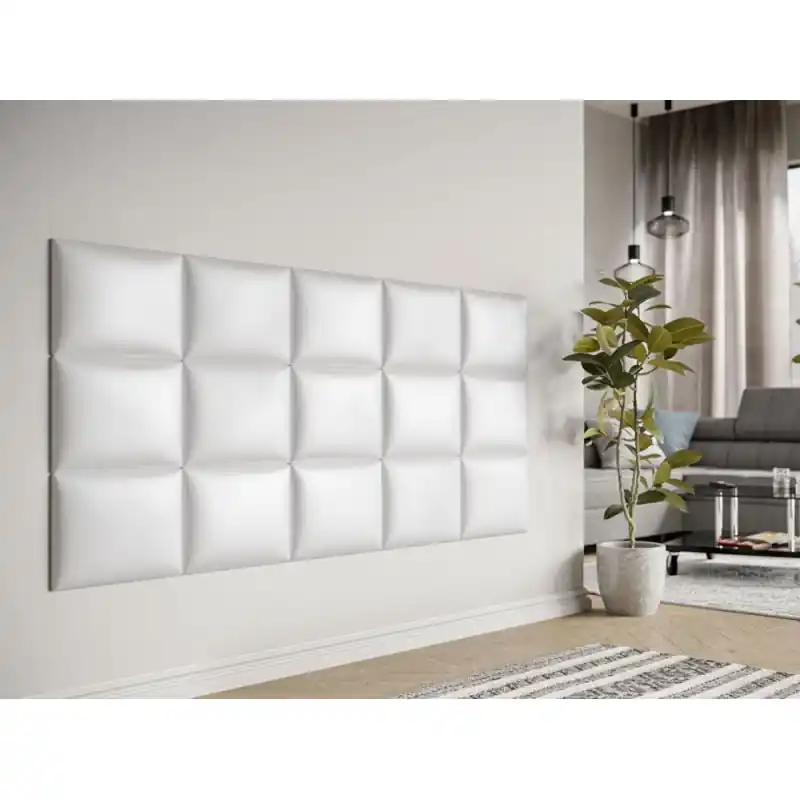 Čalouněný nástěnný panel 40x30 PAG - bílá eko kůže Ověřený