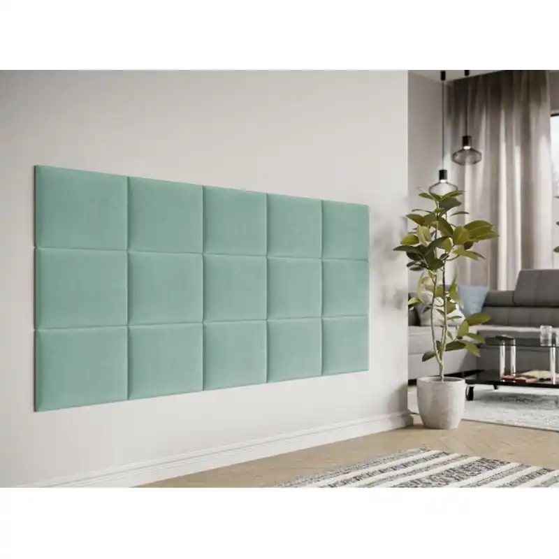 Čalouněný nástěnný panel 40x30 PAG - tyrkysová Bezpečná Platba