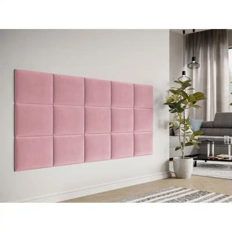 Čalouněný nástěnný panel 40x30 PAG - růžová Cenová Bomba