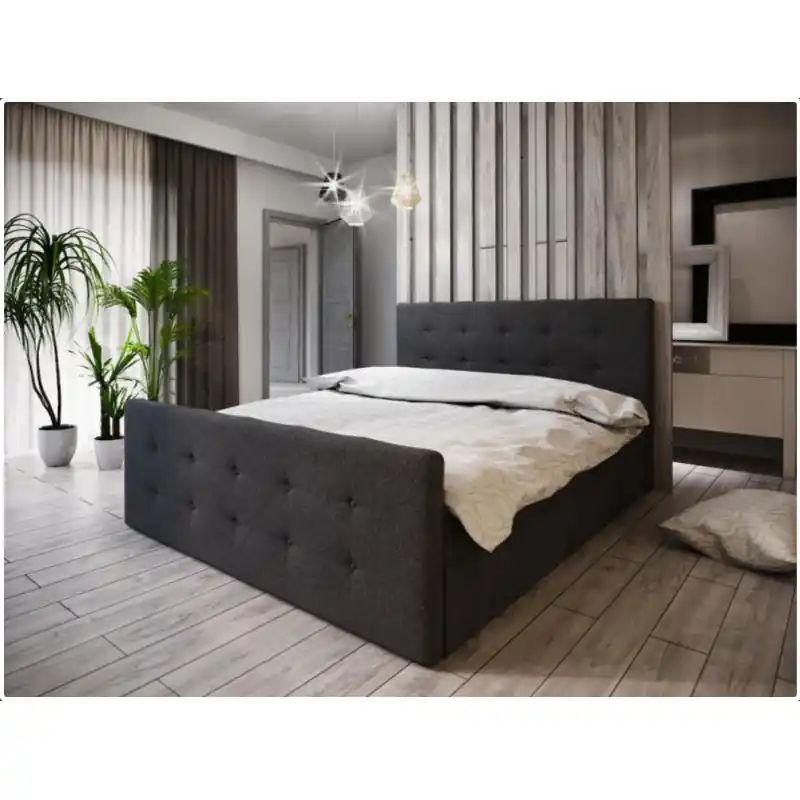 Sleva Čalouněná postel VASILISA I 180x200, antracit
