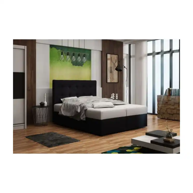 Výprodej Čalouněná postel DELILAH 1 140x200, antracit