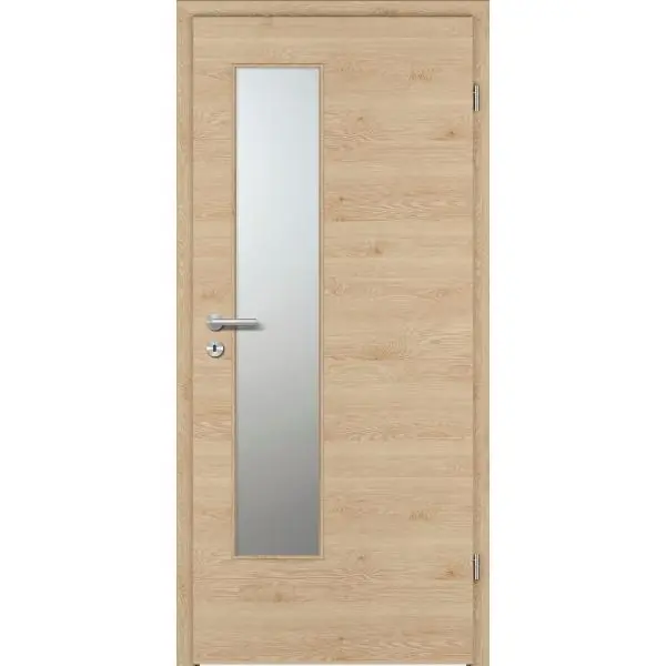 Tovární Cena DONAU Soft interier. dveře CPL akát Authentic příčně sklo EN-S PR 800/2030 mm