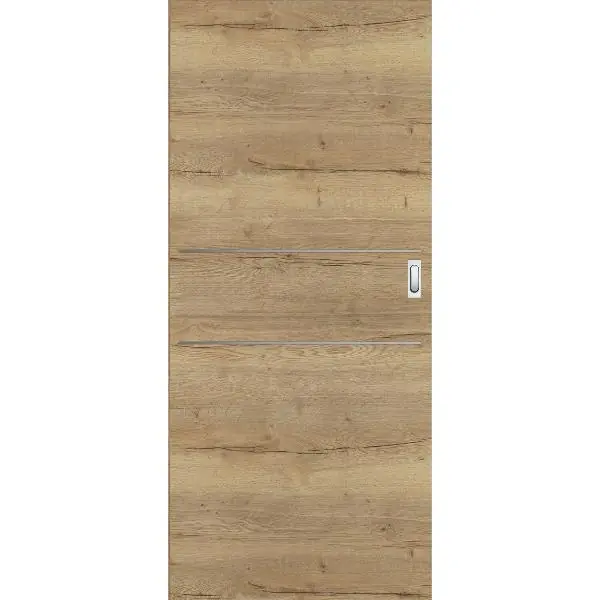 Ověřený DONAU Soft posuv.dv. CPL Authentic dub-prasklin. příčně,2dekor.lišty,1020x2070mm