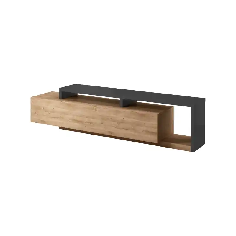 Designový televizní stolek KIBOU, dub Ribbec Zlevněný