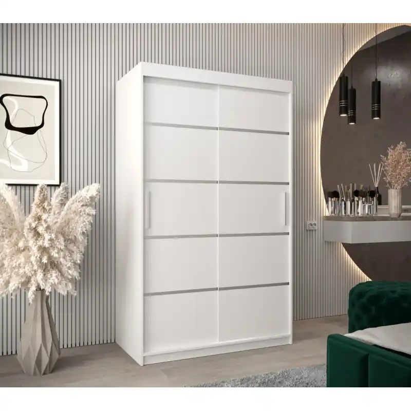 Nejprodávanější Šatní skříň ENNI - šířka 120 cm, bílá