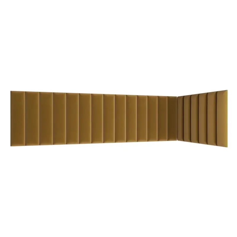 Set čalouněných panelů 210x90x60 VALERIO - hořčicový Nejprodávanější