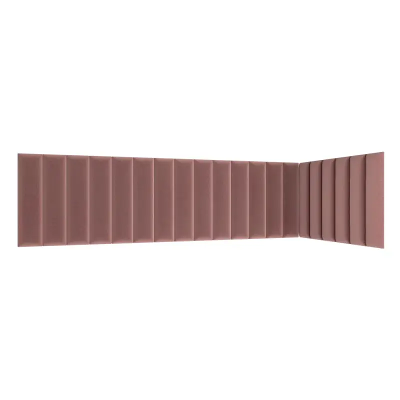 Must-Have Set čalouněných panelů 210x90x60 VALERIO - růžový