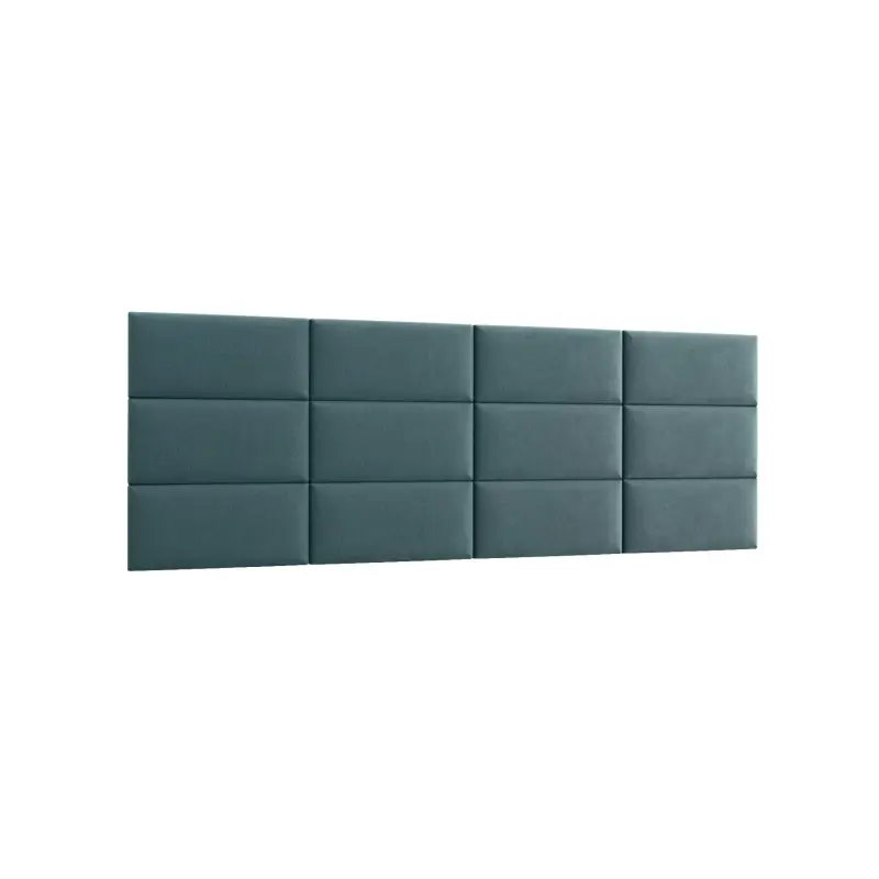 Super Cena Set čalouněných panelů 240x90 VALERIO - světle modrý