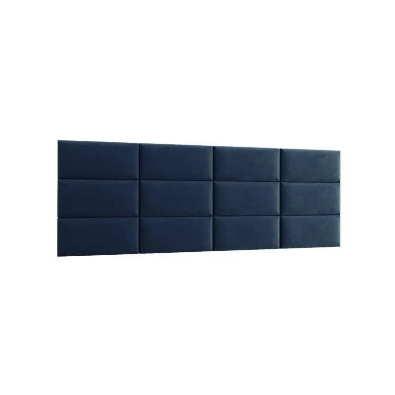Akční Nabídka Set čalouněných panelů 240x90 VALERIO - modrý
