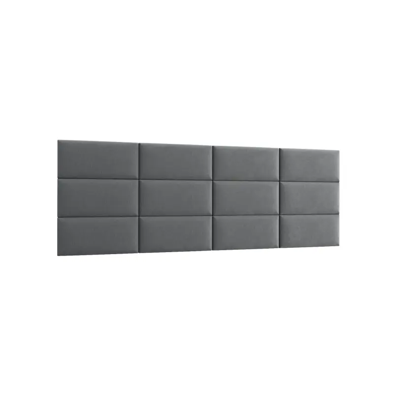 Expresní Doručení Set čalouněných panelů 240x90 VALERIO - šedý