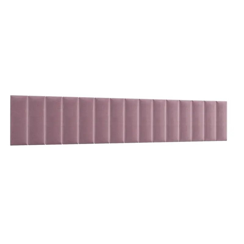 Set čalouněných nástěnných panelů 300x60 VALERIO - růžový Vrácení Zdarma