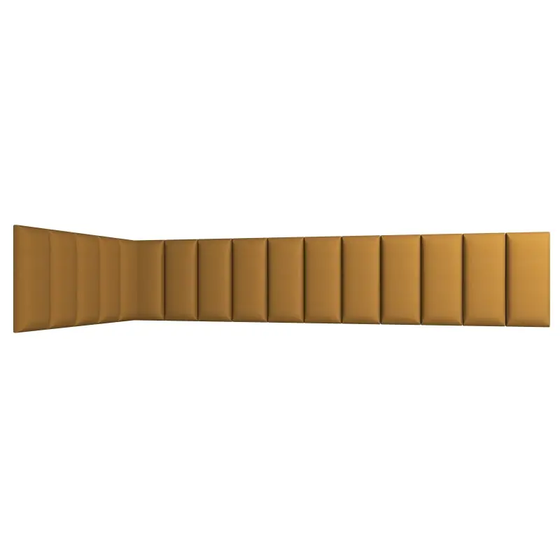 Set čalouněných panelů 100x220x50 VALERIO - hořčicový Značkový