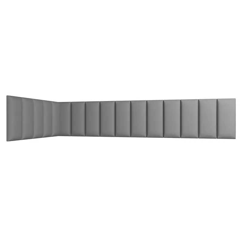 Set čalouněných panelů 100x220x50 VALERIO - světle šedý Finální Výprodej