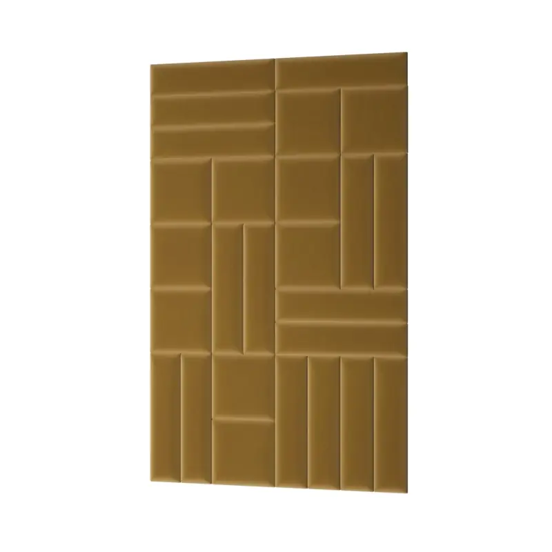 Ihned K Objednání Set čalouněných nástěnných panelů 120x195 VALERIO - hořčicový