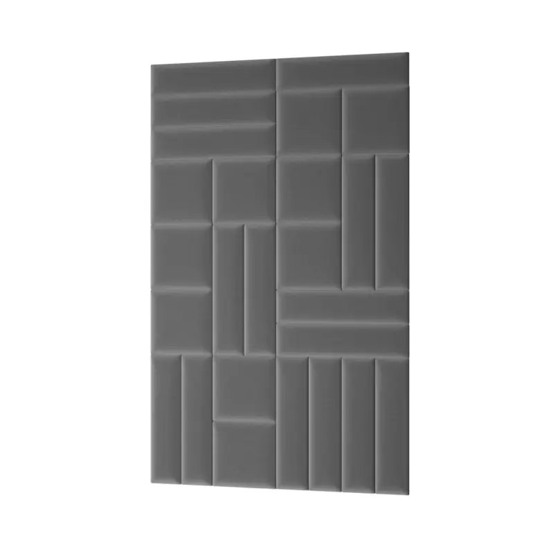Nová Kolekce Set čalouněných nástěnných panelů 120x195 VALERIO - šedý