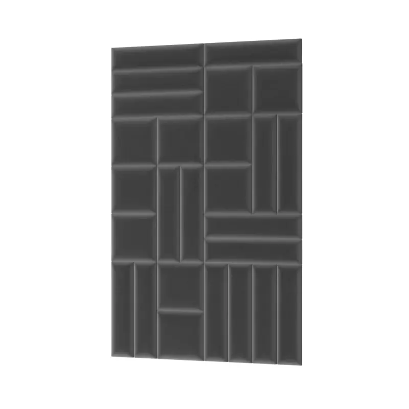 Set čalouněných nástěnných panelů 120x195 VALERIO - tmavě šedý Pouze Dnes