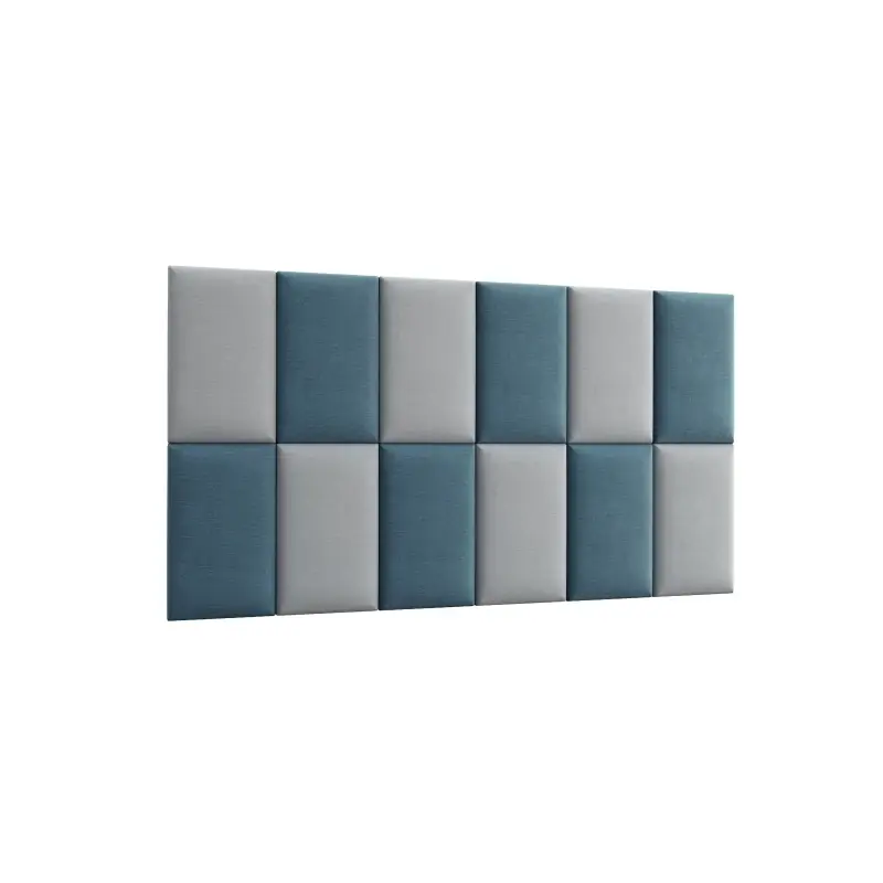 Set čalouněných panelů 180x100 VALERIO - světle modrý / světle šedý Víkendová Akce